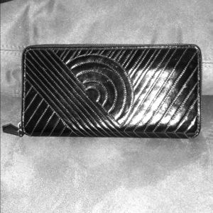Reed Krakoff accordion zip wallet in black
